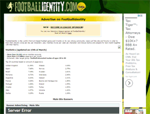 Tablet Screenshot of advertise.footballidentity.com